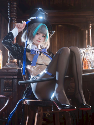 九柒喵 碧蓝航线 柴郡兔女郎_10_ycof