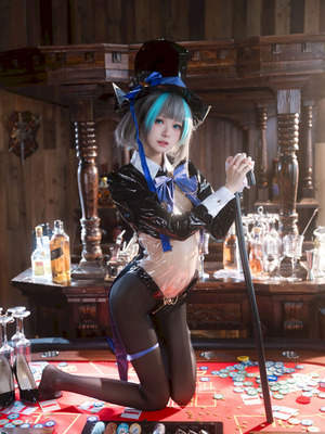 九柒喵 碧蓝航线 柴郡兔女郎_42_qfav