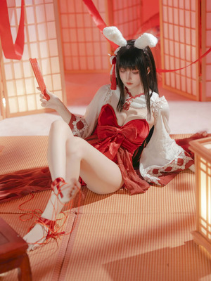 屿鱼 - 碧蓝航线 大山·祈愿的巫女兔_03_dxdf