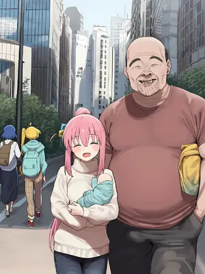 [美少女がキモ男に妊娠させられる] 「ぼっち」孤身一人的bochi酱成为中年教师的孕妻（纯机翻）[AI生成]_194_193