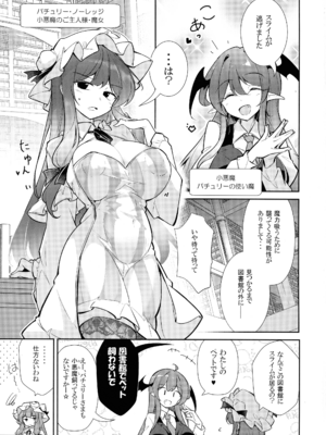 (C107) [踏月 (ふみつき、えろつき)] 巨乳魔女 媚薬スライム漬け (東方Project)_03_divq