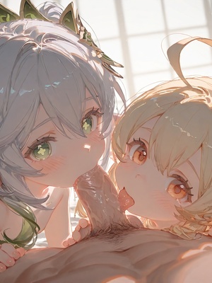 [CunnyFunky] Nahida & Klee [AI Generated]_02839