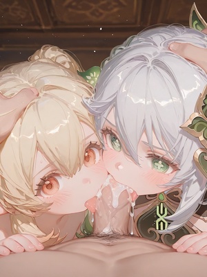 [CunnyFunky] Nahida & Klee [AI Generated]_02842