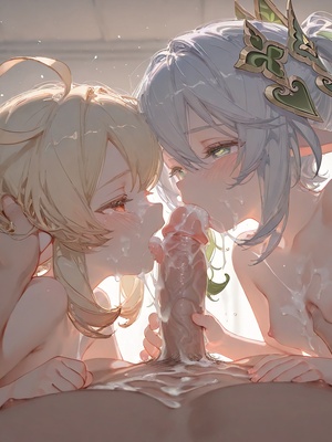 [CunnyFunky] Nahida & Klee [AI Generated]_02843