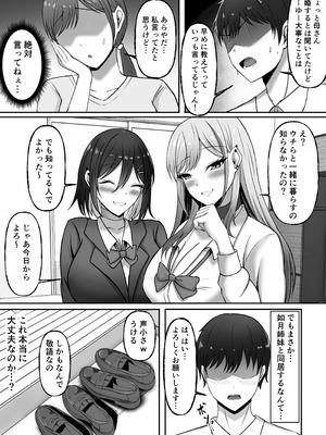 [揉みモミちゅもみー (ちゅも)] ギャル姉妹の性処理担当に今日からなりました_006_dinw