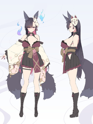 妖狐の深夜配信 美术画集 简体中文_P1_004