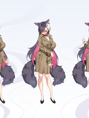 妖狐の深夜配信 美术画集 简体中文_P2_111