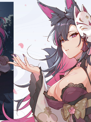 妖狐の深夜配信 美术画集 简体中文_P2_114