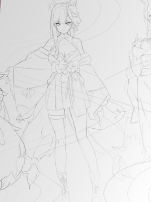 妖狐の深夜配信 美术画集 简体中文_P2_148