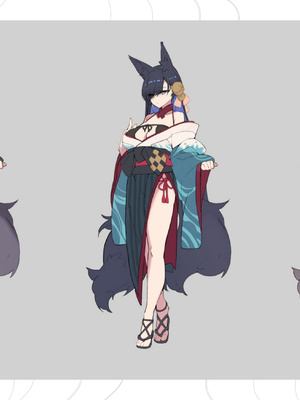 妖狐の深夜配信 美术画集 简体中文_P2_151