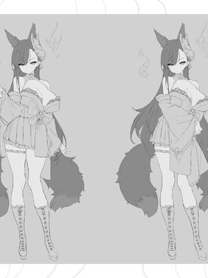 妖狐の深夜配信 美术画集 简体中文_P2_153