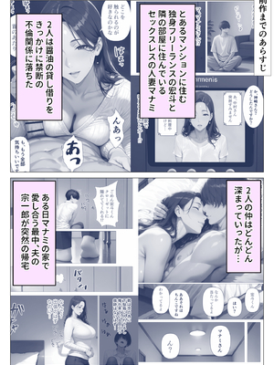 [人妻が薫る部屋] 美巨乳黒ギャル人妻＆むちむち清楚系人妻！昭和マ● コの搾精天国 (AI 生成)_002_4_001