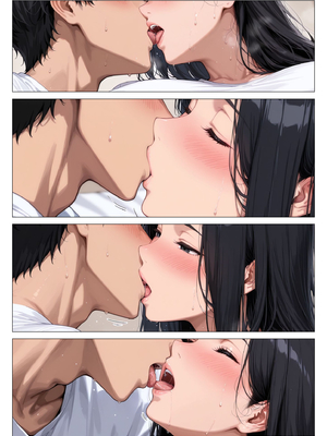 [人妻が薫る部屋] 美巨乳黒ギャル人妻＆むちむち清楚系人妻！昭和マ● コの搾精天国 (AI 生成)_020_4_019