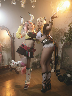 [Lada Lyumos & Lady Melamori & Zoe Volf] Mavuika & Varesa & Xilonen_002_djrd