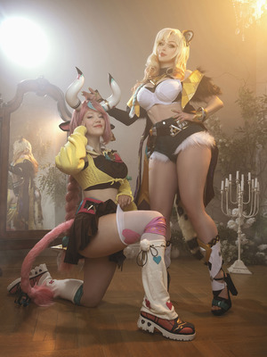 [Lada Lyumos & Lady Melamori & Zoe Volf] Mavuika & Varesa & Xilonen_005_shda