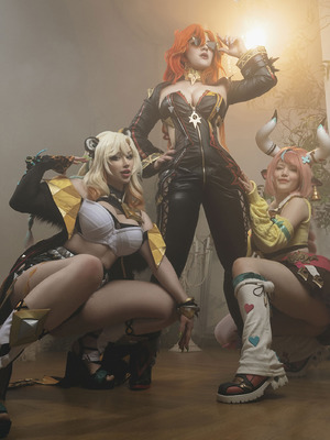 [Lada Lyumos & Lady Melamori & Zoe Volf] Mavuika & Varesa & Xilonen_012_itvl