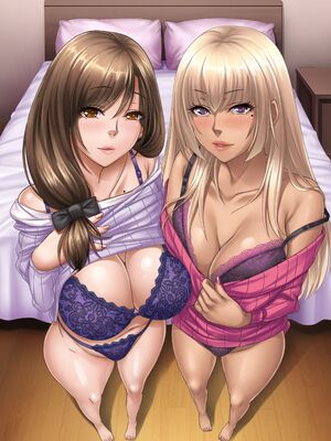 [ほっとミルク] 隣人妻たちが誘惑してくる件。ビッチ人妻だらけのマンションで搾精孕ませ女性優位ハーレム_27_mglk