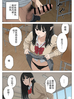 [見抜き製造マシン] 僕の性欲処理係に、黒髪ギャルエルフが任命された話 [中国翻訳] [AI翻訳+人工潤色] [AI去碼]_015_gfjc