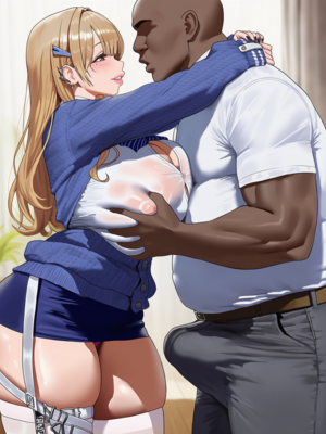 [Darkmagic] Tia x BBC + Bonus (AI Generated)_039_2_from_side_face_to_face_2_artist_hintobento_0.3_artist_shexyo_arti_s_1632278937