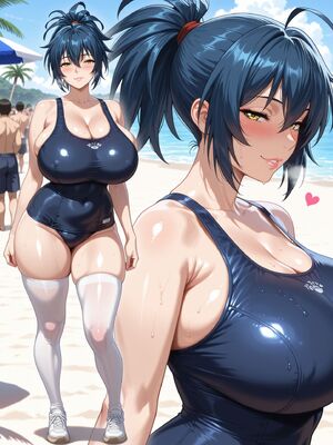 spe-than - Manyuu Chifusa School Swimsuit(Patreon) (AI Generated)