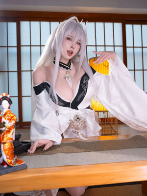 清水由乃 - 碧蓝航线 白凤和服_04_recu