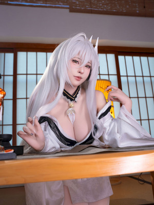 清水由乃 - 碧蓝航线 白凤和服_07_cmyl