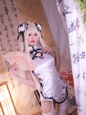 星黛鹿鹿 缘之空 穹妹 旗袍_03_vntr