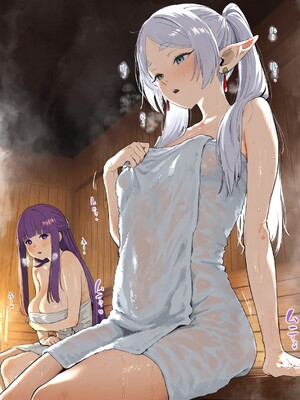 [大トロ定食] サウナで汗だくセックスできる魔法２ [AI Generated]_004