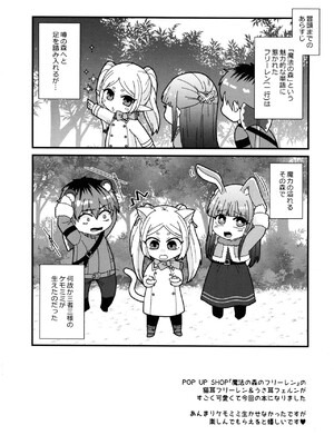 (C107) [あやめや (いおり彩禾)] 魔法の森のうさことにゃんこ (葬送のフリーレン)_03