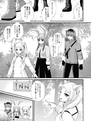 (C107) [あやめや (いおり彩禾)] 魔法の森のうさことにゃんこ (葬送のフリーレン)_04