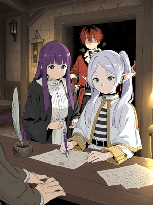 大トロ定食(otoro) - Frieren X Fern 2 ︱ Sousou No Frieren [AI Generated]_002