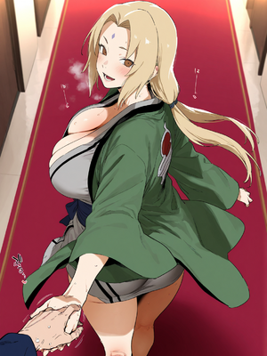 大トロ定食(otoro) - Tsunade ︱ Naruto [AI Generated]_009