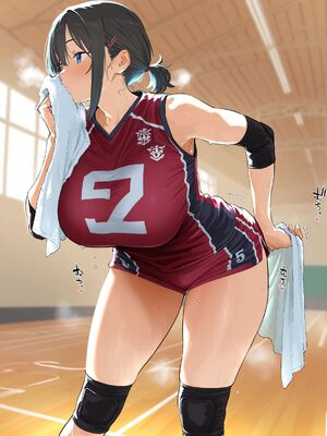 [大トロ定食]練習終わり汗だく高身長バレー部女子とロッカールームでエッチする話_012
