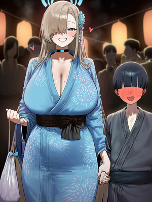 [Mikayori] Asuna Ichinose x Shota, Lewd Festival [Ai Generated]