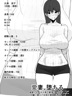 [さなづら同人誌発行所 (さなづらひろゆき)] 愛妻、堕ちる：涼子 〜寝取られ、オホ声で絶頂（イク）雌に堕ちた巨乳人妻〜 [DL版]_04_tkxv