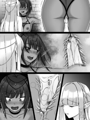 [聖華快楽書店 (ちょこみんと)] エルフ陥落 ～エルフにえっちな淫紋を付けてレズ堕ちさせる～ [DL版]_100_hnax
