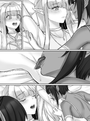 [聖華快楽書店 (ちょこみんと)] エルフ陥落 ～エルフにえっちな淫紋を付けてレズ堕ちさせる～ [DL版]_127_pagg