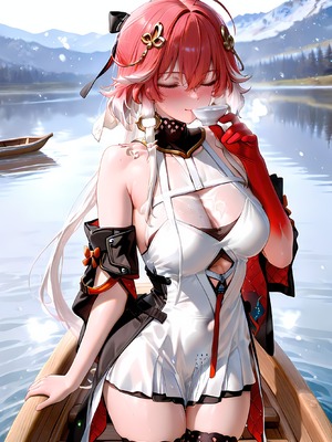 #魅惑のふともも 不恋那江湖去留，只愿与卿同舟，笑语依窗边共酌酒~ - 大芋泥啵啵 - pixiv_imgi_219_141241649_p58