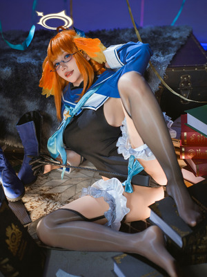 是一只熊仔吗 蔚蓝档案 圆堂志美子·邪恶女干部_22_bhik