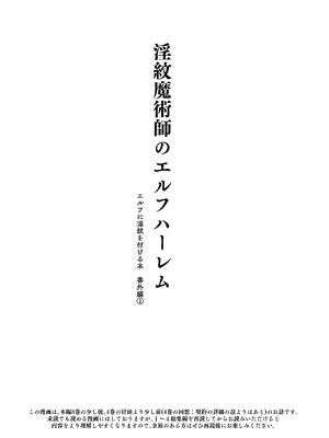 [にのこや (にの子)] 淫紋魔術師のエルフハーレム [DL版]_02_xeit