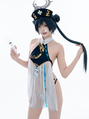 君颜圆又圆 - 蔚蓝档案 龙华妃咲 护士_012_oxqu