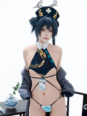 君颜圆又圆 - 蔚蓝档案 龙华妃咲 护士_040_chku