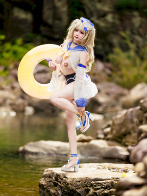 阿雪雪 芭芭拉泳装_03_fhtl