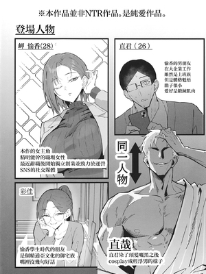 [すけべ発電所 (発電ペンギン)] クール系年上バリキャリ彼女 尊厳破壊和姦2 ～純愛NTRごっこ編～ [中国翻訳]_003