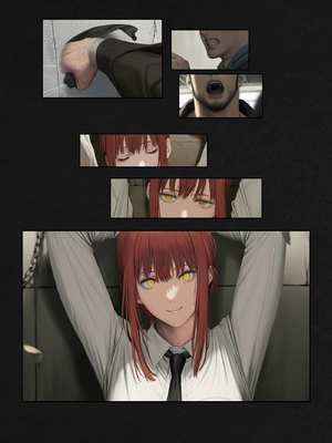 玛奇玛同人作品：那一天人类支配了一位恶魔&nbsp;&nbsp; A Makima Doujin The Day They Controlled a Devil [FEFanatica AI Assisted] [Chinese] [路小茜个人汉化]_09_9