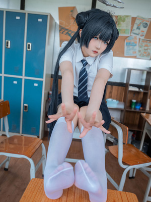 炸虾球耶呜 - 蔚蓝档案 妃咲 制服_06_ereq