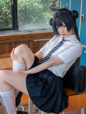 炸虾球耶呜 - 蔚蓝档案 妃咲 制服_25_hhtn