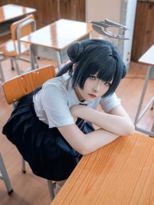 炸虾球耶呜 - 蔚蓝档案 妃咲 制服_32_bnqv