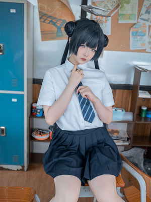 炸虾球耶呜 - 蔚蓝档案 妃咲 制服_33_wjgm