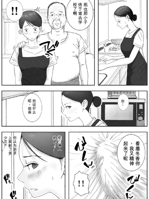 [ロマちん] お母さんとおじいちゃんが子作りしています 後編 [田文静个人机翻]_04_hkqu